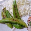あやざいる's cooksnap of when they made «少量から»スナップエンドウのごま油炒め.
