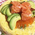 チョコ＆マロン's cooksnap of when they made 桃の花デコ☆菱餅風♪初節句♪寿司ケーキ♪.