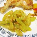 pali's cooksnap of when they made セロリのケチャップ炒め　チーズON♪.