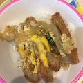 クックANLLO1☆'s cooksnap of when they made 狐狸庵風カツ丼.
