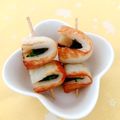 まこさんど's cooksnap of when they made お弁当に簡単１品☆竹輪と大葉の甘辛串.