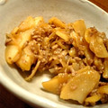umizarusuki's cooksnap of when they made 新じゃがと新たまのこっくり甘辛炒め.