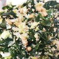 kimimaruo's cooksnap of when they made キャベツとわかめの胡麻納豆和え.