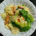 M130018's cooksnap of when they made 香味ペーストでベーコンレタス炒飯！.