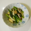 えりべえ's cooksnap of when they made 小松菜と油揚げチャチャっと煮浸し.