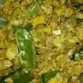クックXFL002☆'s cooksnap of when they made 絹さやの卵とじ with えのき.