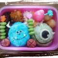 あきなおんちゅ's cooksnap of when they made キャラ弁 サリー＆マイク モンスター.
