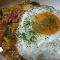 ままどる's cooksnap of when they made 簡単ランチ！トマトと豚肉のカフェ風ごはん.