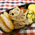 龍青空ママ's cooksnap of when they made 焼き肉のたれ蓮根豚丼お弁当用.