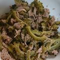 小５料理男子's cooksnap of when they made ゴーヤとツナのポン酢和え.