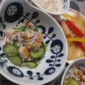 よちりん's cooksnap of when they made 簡単☆さつま揚げと胡瓜の納豆あえ♪.