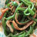 JathMinty's cooksnap of when they made かにかまピーマン味噌マヨ炒め.