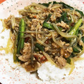 ♪チョコたんママ♪'s cooksnap of when they made 簡単！もやしでとろ～り♪台湾丼？.