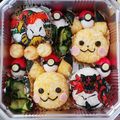 こぶたちゃんママ★'s cooksnap of when they made 遠足∗キャラ弁 ポケモン オブラート.