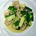 クックL9246K☆'s cooksnap of when they made 豚こま肉とキュウリの味噌炒め.