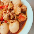 yunnnn001's cooksnap of when they made 鶏もも肉とゆで卵の煮物.