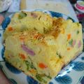 ぐみぐみさやか's cooksnap of when they made 野菜たっぷり米粉のケークサレ.
