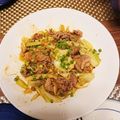 べりたな's cooksnap of when they made ラム肉と春キャベツのみそ炒め.