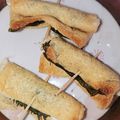 マロンナ＊'s cooksnap of when they made 油揚げ＋しそ＋チーズのクルクル～♪.
