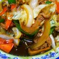 クックYLUT5Y☆'s cooksnap of when they made 豚バラ肉と野菜の味噌炒め.