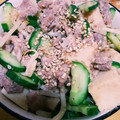 （＊あωや＊）'s cooksnap of when they made 簡単 サバ缶 冷汁.