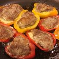 cook☆mi's cooksnap of when they made 絶品！とろ～りチーズとパプリカの肉詰め.