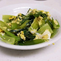 めざましだんご's cooksnap of when they made 小松菜と　あげの卵とじ.