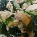 クックUY0IHO☆'s cooksnap of when they made さっぱりワカメとキュウリとツナの酢の物.