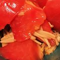 土屋はちまき's cooksnap of when they made トマトのなめ茸和え.