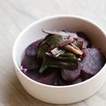 Hoink's cooksnap of when they made さつまいもと青ねぎの和風だし煮.
