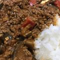kenhitlove's cooksnap of when they made ナスのキーマカレー.