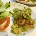 いざ公's cooksnap of when they made 海老とそら豆のハーブソテー♪.