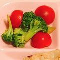 ぴっぐぱぁる's cooksnap of when they made トマトとブロッコリーのポン酢マリネ.