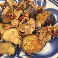 __puririn's cooksnap of when they made 茄子と豚こまでがっつり☆オイマヨ焼き.