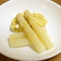 chou*'s cooksnap of when they made ホワイトアスパラガス、タルタルソース添え.