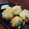 ロシアン's cooksnap of when they made えび乗せブロッコリーのてんぷら.
