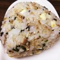 卵せんべい's cooksnap of when they made チーズinかつおふりかけのおにぎり.