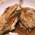 ★ゆっくんはっくん★'s cooksnap of when they made 豚肉の目玉焼きサンドソテー！.