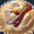 toshio39's cooksnap of when they made 簡単☆HMでアメリカンドッグカップケーキ.