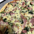 keikoree's cooksnap of when they made ピザソースなしでお手軽「ほうれん草ピザ」.