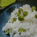 モルミキ☆'s cooksnap of when they made ふっくら色鮮やか♪グリーンピースで豆ご飯.