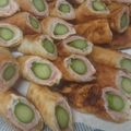 yasuna313's cooksnap of when they made 簡単アスパラベーコンの春巻き.