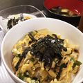 Ｑuacky's cooksnap of when they made ちくわと玉ねぎ丼.