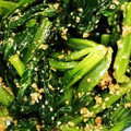 あらもーど好き's cooksnap of when they made 小松菜の胡麻和え.