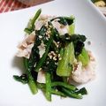 ＴＯＭＯＷＡＴ's cooksnap of when they made ☆ほうれん草と冷しゃぶのポン酢あえ☆.