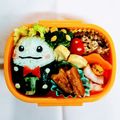 プーまま☆'s cooksnap of when they made 簡単＊キャラ弁『デッキー』.