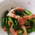 mana5797's cooksnap of when they made アスパラとエリンギのソテー☆.