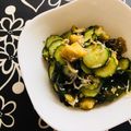 17_cook's cooksnap of when they made しらすとキュウリとナスの胡麻ポン酢和え.