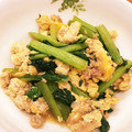 まっさーみ's cooksnap of when they made 小松菜とツナの卵炒め.