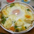 ジョンリークッカー's cooksnap of when they made アボカド&卵&ミックスビーンズのココット.